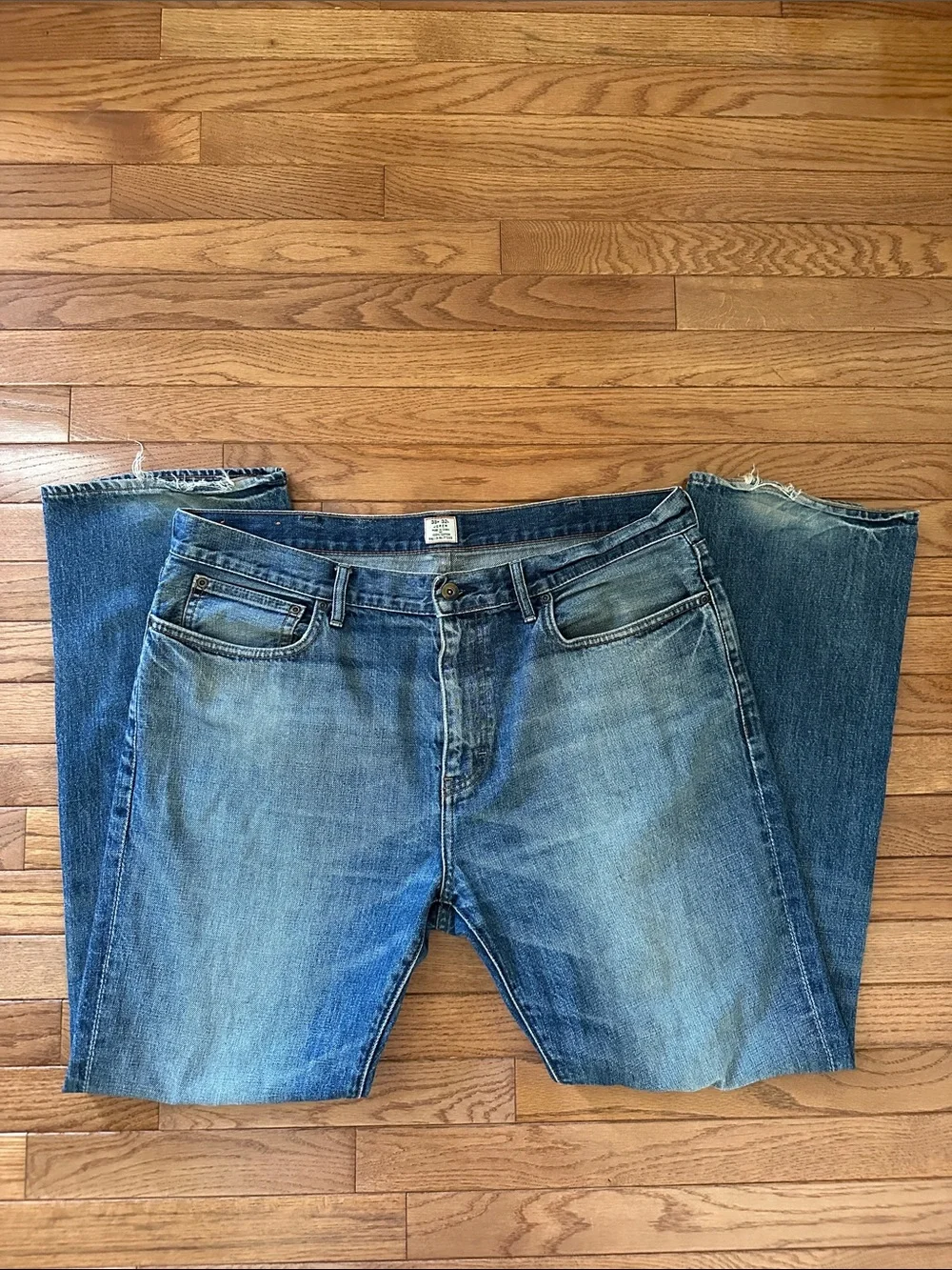 👖J. CREW men’s jeans vintage slim size 28 waist 32 long 38x32 denim